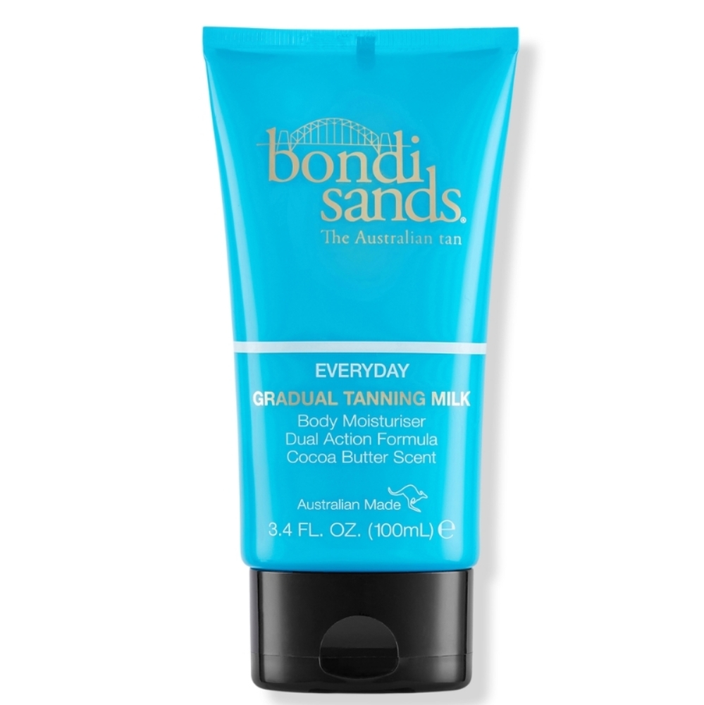 BONDI SANDS EVERYDAY GRADUAL TANNING MILK AND DUAL-ACTION BODY MOISTURIZER.